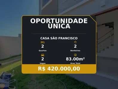 Casa com 2 Quartos à venda, 83m² no São Francisco, Serra