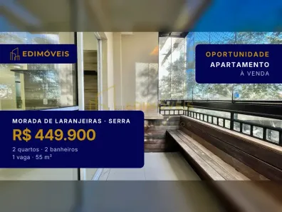 Apartamento com 2 Quartos à venda, 55m² no Morada de Laranjeiras, Serra