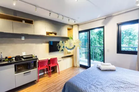Apartamento com 1 Quarto à venda, 26m² no Indianópolis, São Paulo