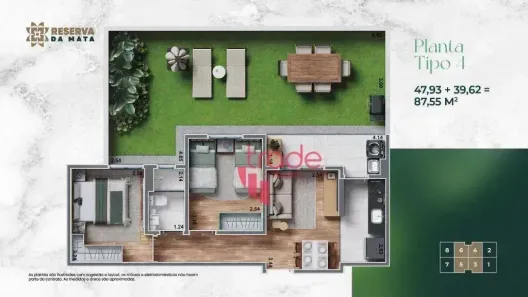 Apartamento com 2 Quartos à venda, 88m² no Real Sul, Ribeirão Preto