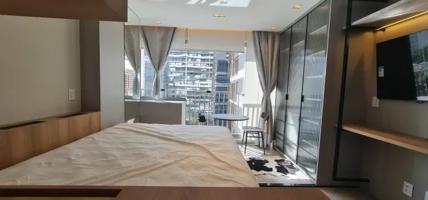 Apartamento com 1 Quarto para alugar, 30m² no Cerqueira César, São Paulo