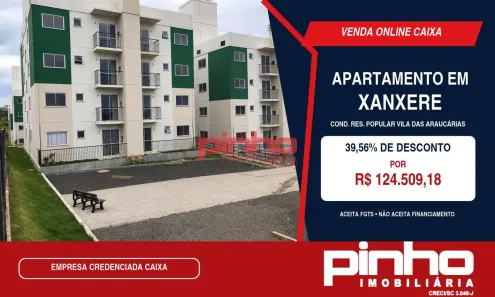 Apartamento com 2 Quartos à venda, 45m² no São Jorge, Xanxerê