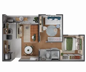 Apartamento com 2 Quartos à venda, 43m² no Coqueiro, Ananindeua