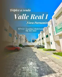 Casa de Condomínio com 2 Quartos à venda, 107m² no Nova Parnamirim, Parnamirim