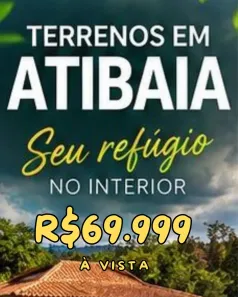 Lote/Terreno à venda, 600m² no Jardim Brasil, Atibaia