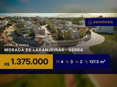 Casa com 4 Quartos à venda, 137m² no Morada de Laranjeiras, Serra