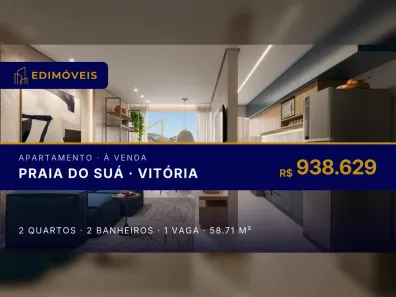 Apartamento com 2 Quartos à venda, 58m² no Praia do Suá, Vitória