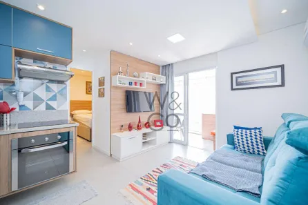 Apartamento com 1 Quarto à venda, 44m² no Cidade Monções, São Paulo