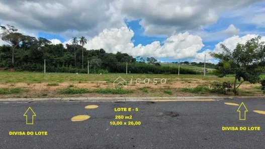 Lote/Terreno à venda, 260m² no Jardim Maria Cândida, Caçapava