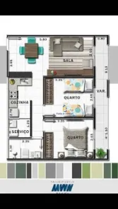 Apartamento com 2 Quartos à venda, 55m² no Manoel Honório, Juiz de Fora