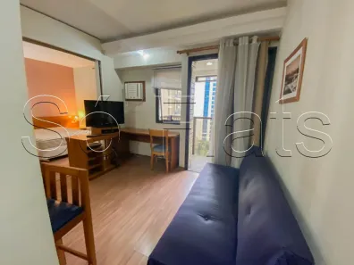 Apartamento com 1 Quarto para alugar, 37m² no Moema, São Paulo