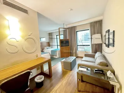 Flat com 1 Quarto à venda, 30m² no Cidade Monções, São Paulo