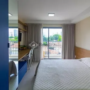 Apartamento com 1 Quarto para alugar, 28m² no Vila Cordeiro, São Paulo