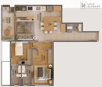 Apartamento com 2 Quartos à venda, 88m² no Pedra Branca, Palhoça