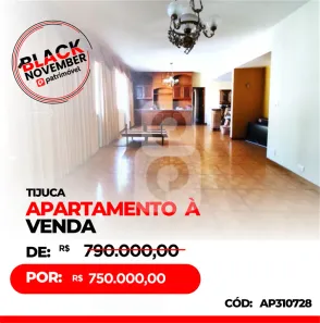 Apartamento com 3 Quartos à venda, 169m² no Tijuca, Rio de Janeiro
