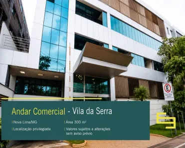 Imóvel Comercial para alugar, 300m² no Vila da Serra, Nova Lima
