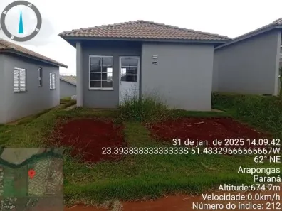 Casa com 2 Quartos à venda, 43m² no Loteamento Bem Viver Arapongas, Arapongas