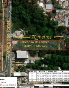 Lote/Terreno à venda, 5100m² no Cidade Nova, Manaus