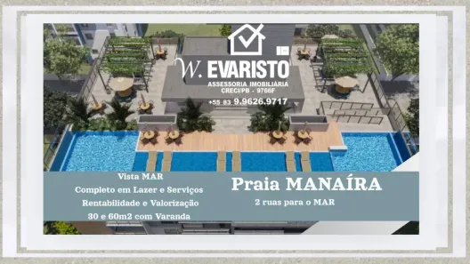 Apartamento com 2 Quartos à venda, 60m² no Manaíra, João Pessoa