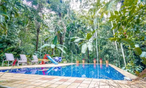 Casa de Condomínio com 5 Quartos para venda ou aluguel, 400m² no Balneario Praia do Perequê, Guarujá