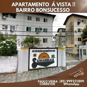 Apartamento com 2 Quartos à venda, 46m² no Bonsucesso, Fortaleza