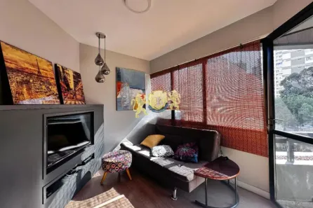 Flat com 1 Quarto para alugar, 47m² no Cidade Monções, São Paulo
