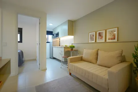Apartamento com 1 Quarto para venda ou aluguel, 26m² no Vila Regente Feijó, São Paulo