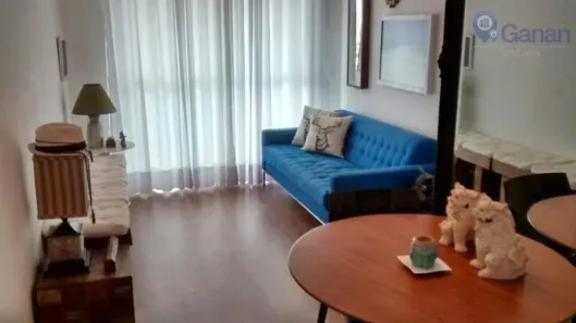 Apartamento com 1 Quarto para alugar, 47m² no Brooklin Paulista, São Paulo