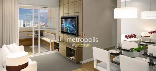 Apartamento com 2 Quartos à venda, 51m² no Vila Humaitá, Santo André