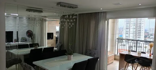 Apartamento com 3 Quartos para alugar, 96m² no Vila Gomes Cardim, São Paulo