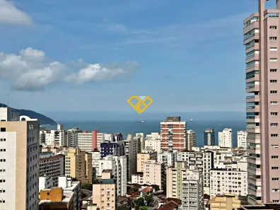 Apartamento com 3 Quartos para alugar, 124m² no Boqueirão, Santos