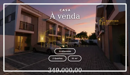 Casa com 2 Quartos à venda, 51m² no Alterosas, Serra