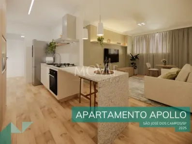 Apartamento com 2 Quartos à venda, 65m² no Jardim Apolo I, São José dos Campos