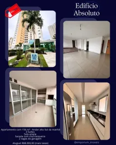 Apartamento com 3 Quartos para alugar, 156m² no Jardim Mariana, Cuiabá