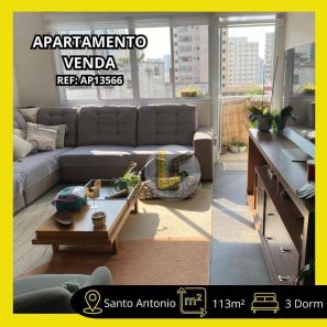 Apartamento com 3 Quartos à venda, 113m² no Santo Antônio, São Caetano do Sul