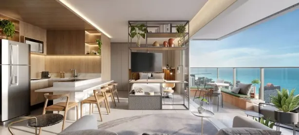 Apartamento com 1 Quarto à venda, 40m² no Meireles, Fortaleza