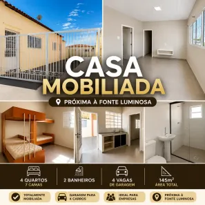 Casa com 4 Quartos para alugar, 140m² no Vila Ferroviária, Araraquara