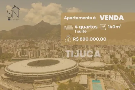 Apartamento com 4 Quartos à venda, 140m² no Tijuca, Rio de Janeiro