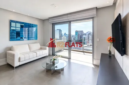 Apartamento com 1 Quarto para alugar, 78m² no Vila Nova Conceição, São Paulo