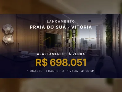Apartamento com 1 Quarto à venda, 41m² no Praia do Suá, Vitória