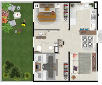 Apartamento com 2 Quartos para alugar, 45m² no Jardim São José Leste, São José dos Campos