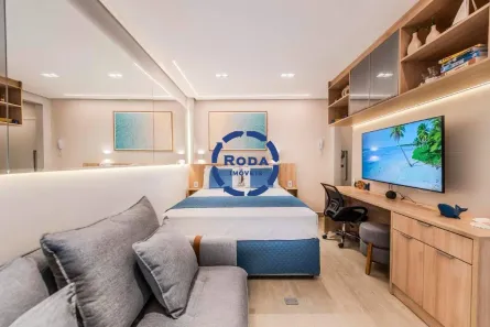 Kitnet com 1 Quarto à venda, 22m² no Boqueirão, Santos