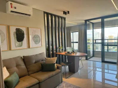Flat com 1 Quarto para alugar, 42m² no Jardim dos Estados, Campo Grande