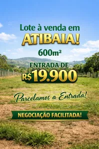 Lote/Terreno à venda, 600m² no Tanque, Atibaia