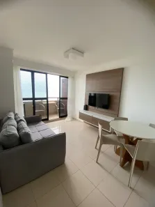Apartamento com 2 Quartos para alugar, 55m² no Ponta Negra, Natal