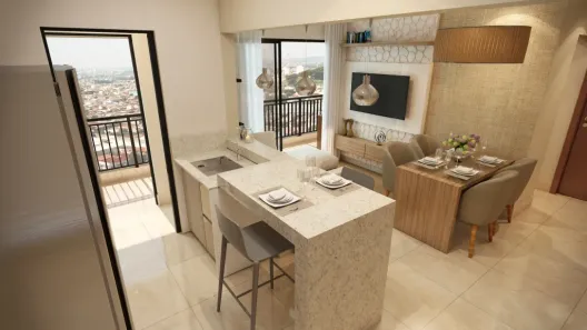 Apartamento com 2 Quartos à venda, 59m² no Ribeirânia, Ribeirão Preto