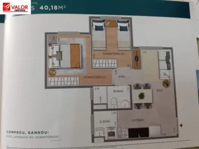 Apartamento com 2 Quartos à venda, 40m² no Butantã, São Paulo