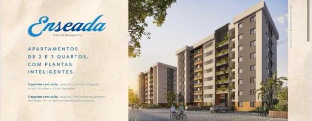 Apartamento com 3 Quartos à venda, 73m² no Buraquinho, Lauro de Freitas
