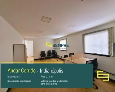 Imóvel Comercial para alugar, 272m² no Indianópolis, São Paulo