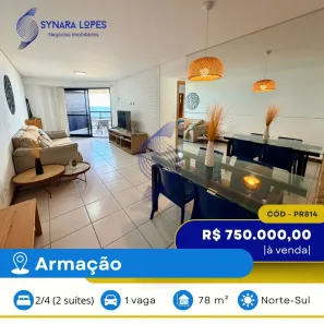 Apartamento com 2 Quartos à venda, 78m² no Jardim Armação, Salvador